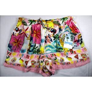 NWT Violet Sky Tropical Summer Shorts Size Large